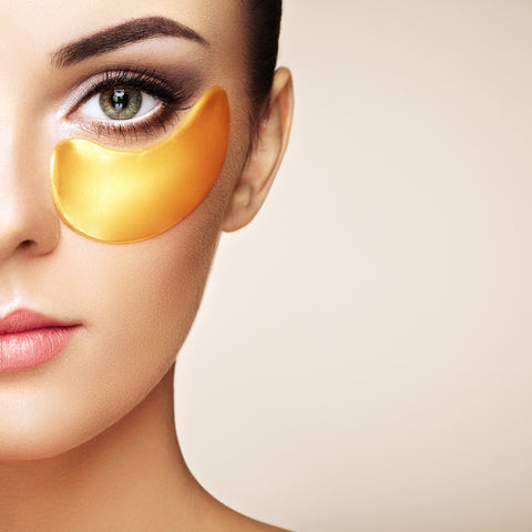 Image of LuxeBiotics™ 24K Pure Gold Under Eye Patches